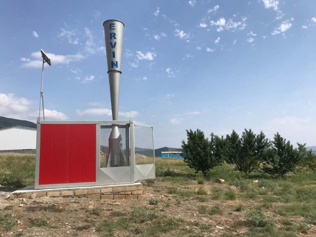 Van’da dolu önleme makinesi üretildi